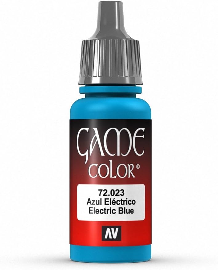 Vallejo VJ72023 Game Color 17 ml Acrylic Paint - Electric Blue, 17 ml (Pack of 1)