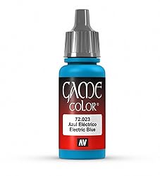 Vallejo Game Color Electric Blue Paint, 17ml