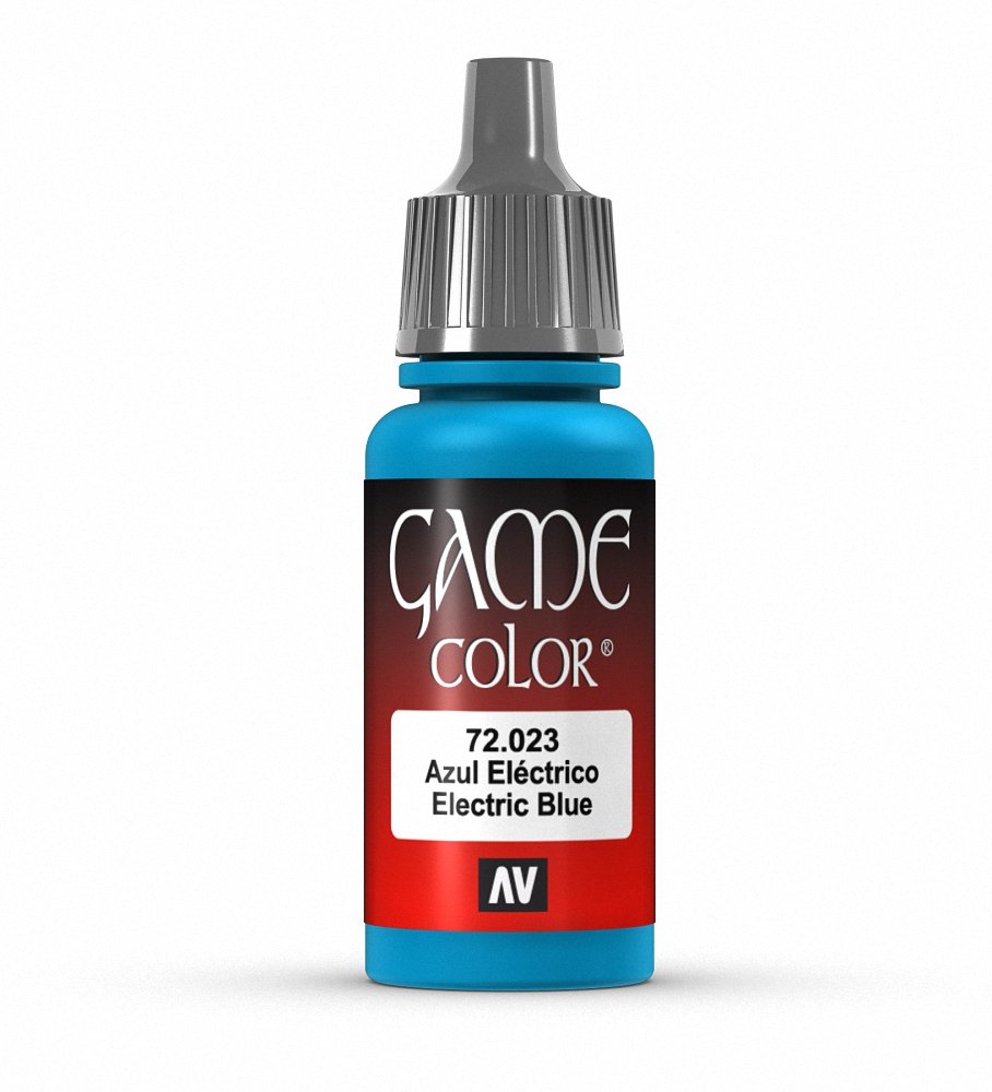 Vallejo Game Color Electric Blue Paint, 17ml