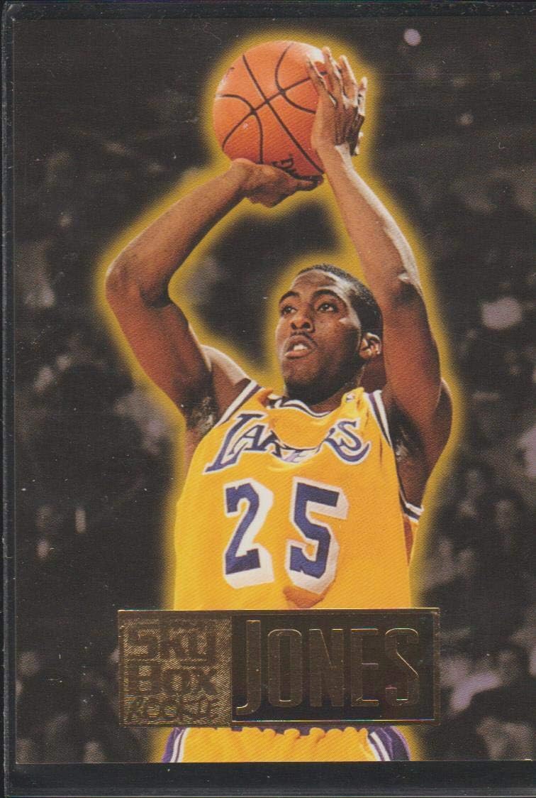 Amazon Com 1994 95 Skybox Eddie Jones Lakers Rookie Basketball Card 244 Collectibles Fine Art