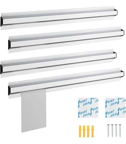 Irenare Tickethalter Für Restaurants – 91,4 Cm, 2 Stück, Aus Aluminium, Mit Gleitkugeln – Für Bestellungen, Rechnungen & Notizen – Einfach Zu Montieren