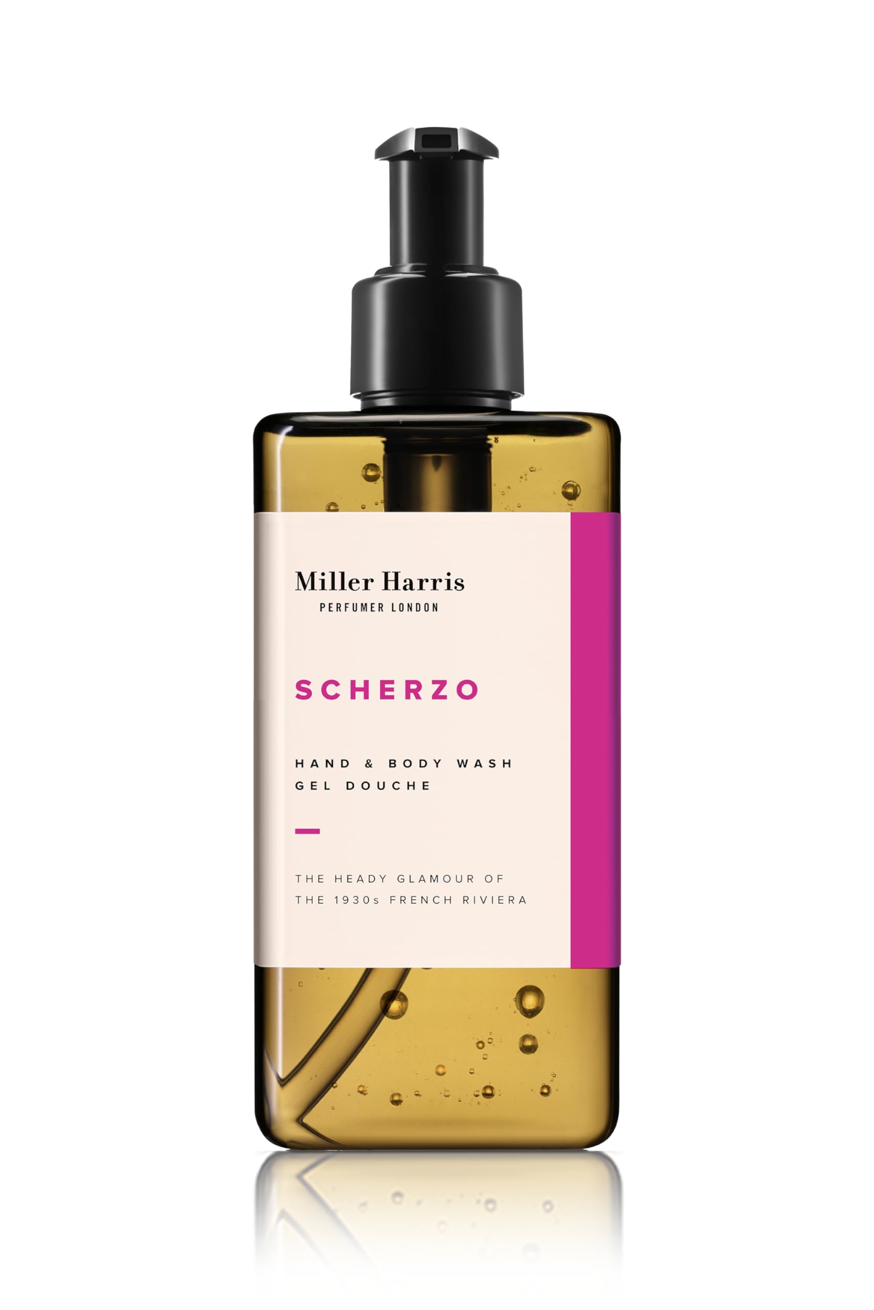 Miller Harris Scherzo Hand and Body Wash 300ml – Coconut Extract & Vitamin E | Bold & Vibrant Scent for Nourishing Skin