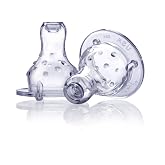 Nuby 6-Pack Standard Neck Vari-Flo Non-Drip Silicone Nipples