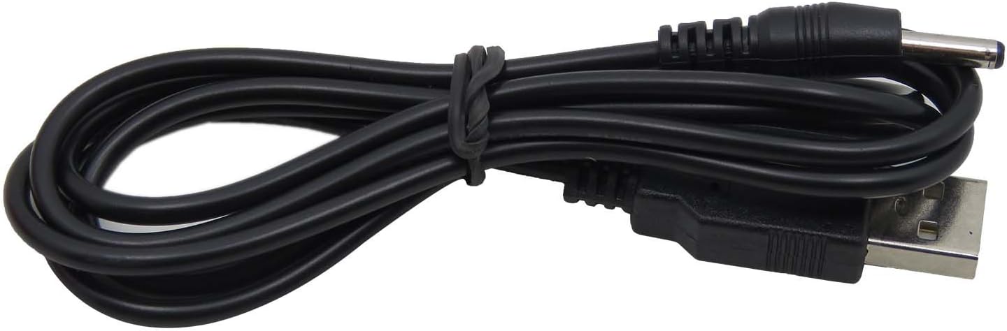 CableDeconn USB A to DC 3.5 mm/1.35 mm 5 Volt DC Barrel Jack Power Cable …, Black - Image 3