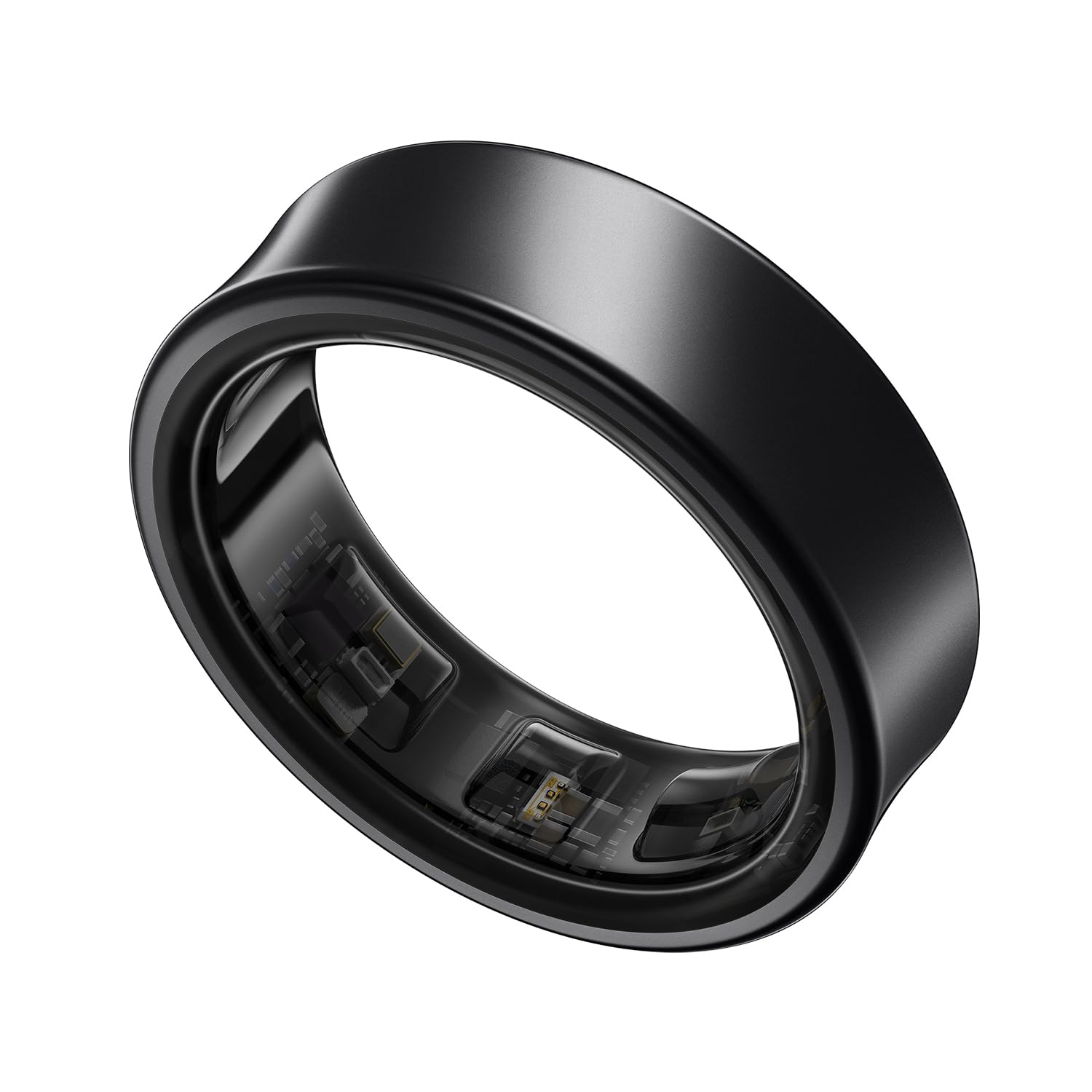 Samsung Galaxy Ring, Smart Ring mit Titan-Gehäuse, Samsung Health mit AI, Schlaftracker, Fitness Tracker, Größe 14 (US), Titanium Black