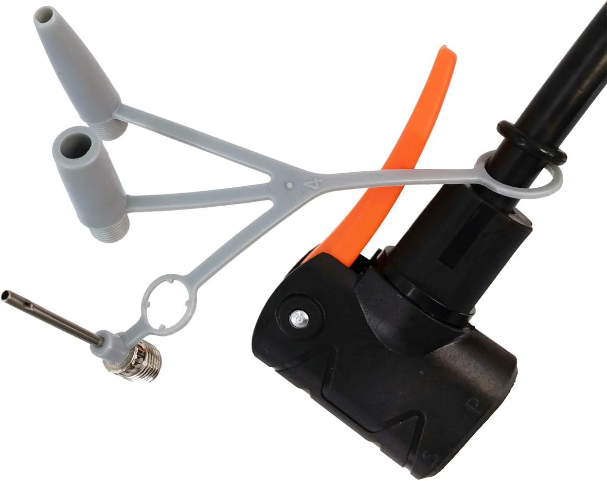 TPI Portable Bike Floor Pump, Black : Sports & Outdoors