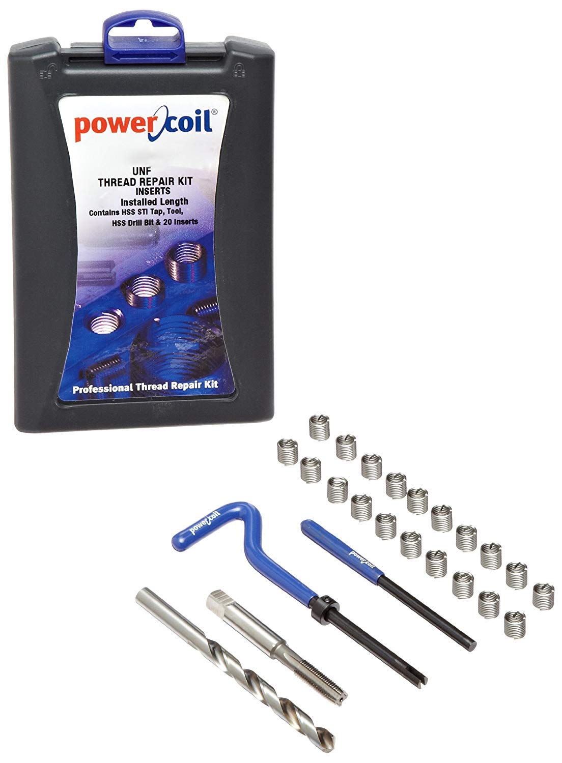 PowerCoil 35345/16K Free Running Coil Threaded Insert Kit, 304 Stainless Steel, 5/