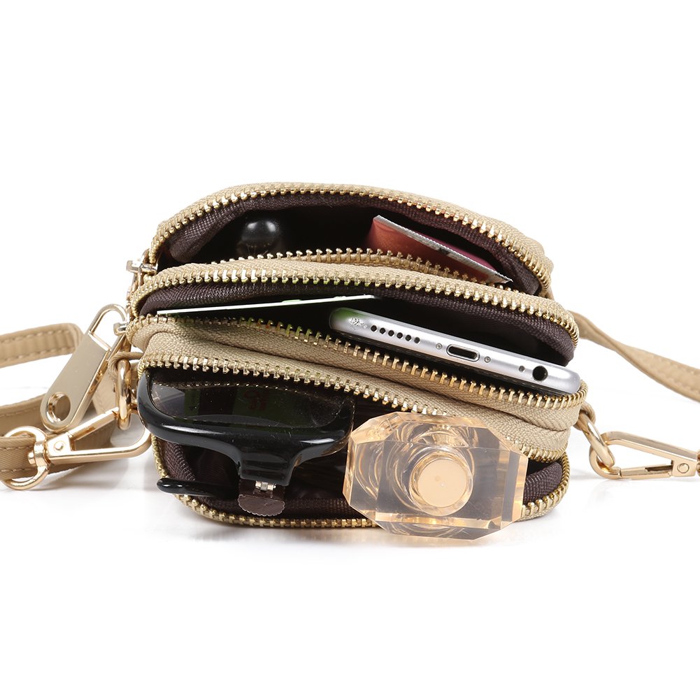 crossbody purses,HAIDEXI Small Crossbody Bags Cell Phone Purse Smartphone Wallet For Women (A-WHITE)