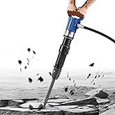 Newhai 46J Pneumatic Hammer Shovel, 2 Heavy-Duty Air Chisels, for Concrete | 90PSI, 960BPM, 30lb, Quick-Change Chisels, Press-Down Handle, Industrial Demolition Jackhammer, for Concrete, Tile &amp; Plaster