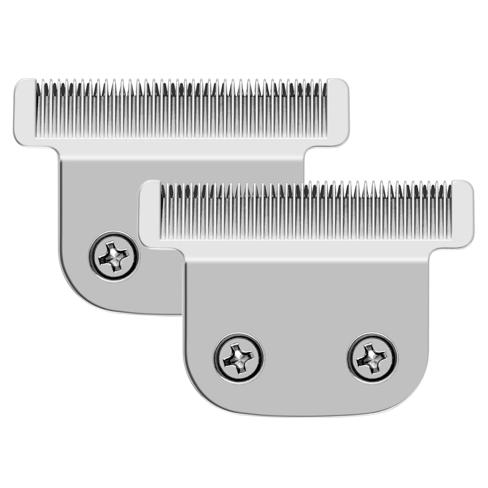 Photo 1 of 2 Pack 02144 Replacement Detachable T Blade Compatible with Wahl Trimmers 9864/9864SS/9686/9818A/9854L/9876L/9854 /WSS3L/SS2L etc - Japanese Stainless Steel 40mm Replacement Trimmer Blade #02144