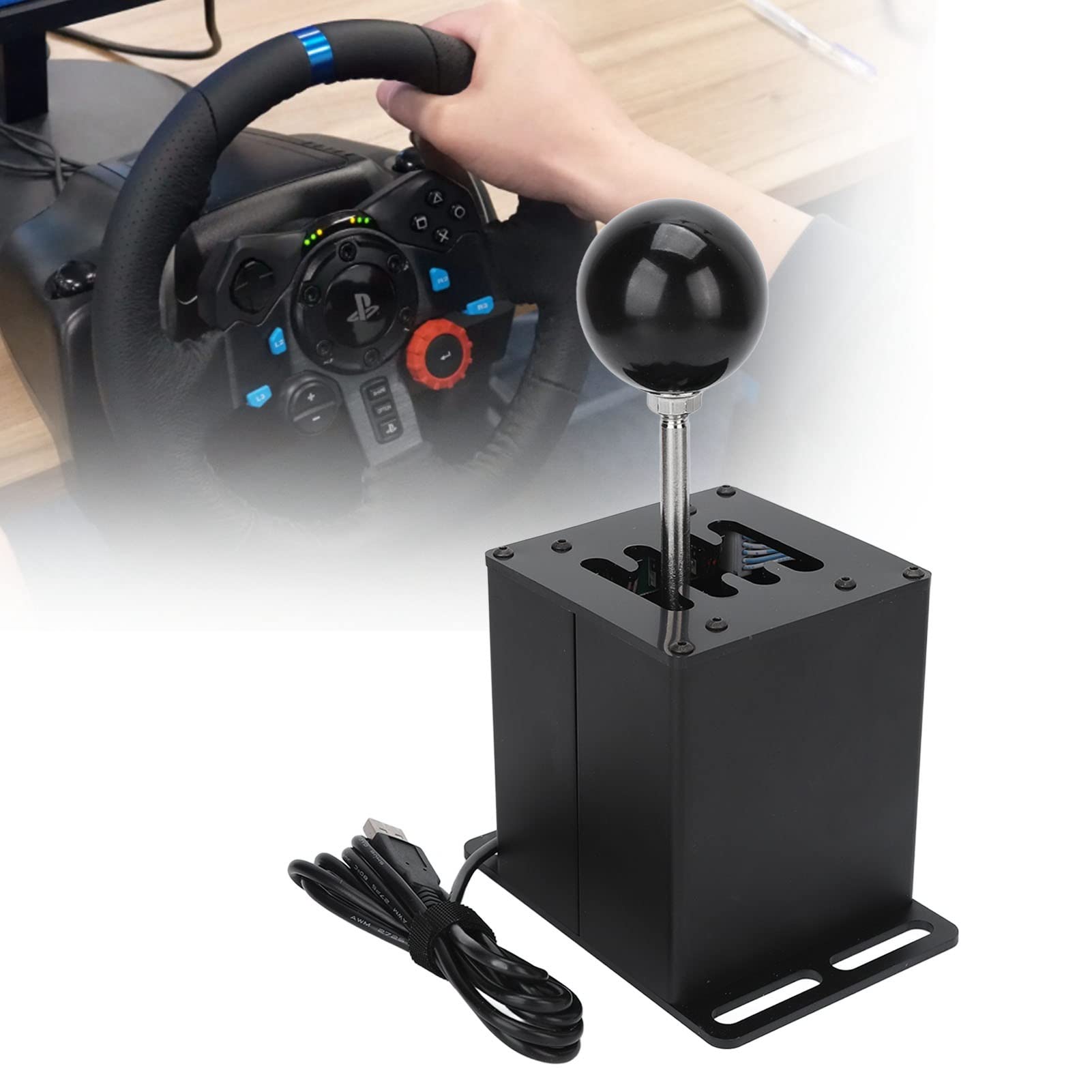 Mua H Shifter PC SIM Racing Shifter Black USB Simulator Shifter 7R H ...