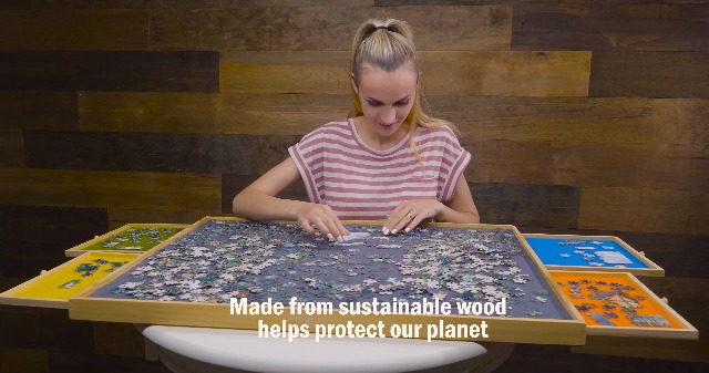 6 Portable+Puzzle+Board+Storage+Table