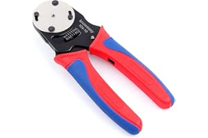 Deutsch Crimper,Knoweasy 4 Way Indent, 8 Impression Closed Barrel Crimper with Deutsch Crimp Tool for Deutsch Contacts - Gage 14, 16, 18 - Perfect for Automotive Application