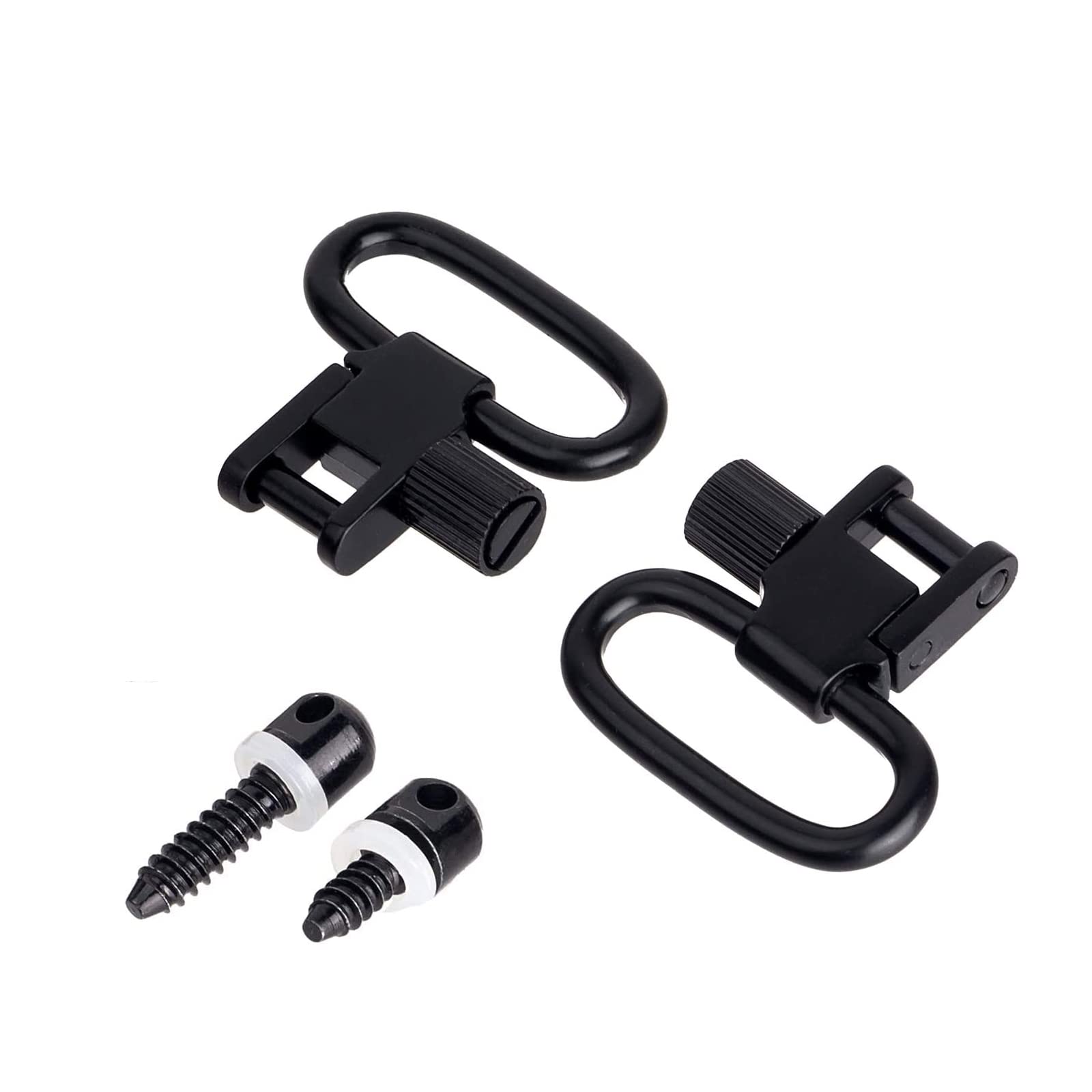 ToopMount Tactical Rifle Sling Swivels Screw Studs Quick Detach Swivels Bolt Action Wood Screw Type Hunting Accessories for Shooting