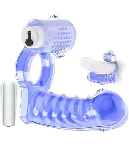 Amazon.com: Dual Penetration Toys Vibrating Cock Rings Double Penetration  Strap on for Men Sex Silicone Anal Butt Plug Strapon Enhancer Couples Toys  Pleasure : Health & Household