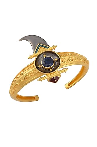 Amrapali Shiva Embossed Mantra Dagger Hand Cuff for Women with Enamel (SHV-HC-008)
