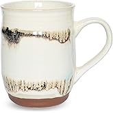 Bosmarlin Extra Large Ceramic Coffee Mug, 23 Oz, Dishwasher and Microwave Safe, Oversized Big Tea Cup for Office and Home (Beige, 1)