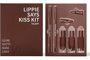 Lip Liner +3 Styles Gloss Set Liner and Lipstick Combo Professional Makeup Gift Stain Professional Makeup Gift Kits