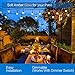 ANTLUX 48FT LED Outdoor String Lights, 1.5W Vintage Edison Bulbs, Heavy Duty Cord 15 x E26 Hanging Sockets, Warm White Waterproof Patio Lighting for Bistro Porch Garden Backyard Party