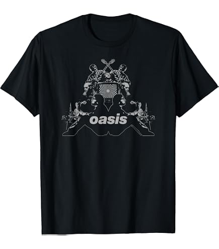 Amazon.com: Oasis – Definitely Maybe Illustration T-Shirt