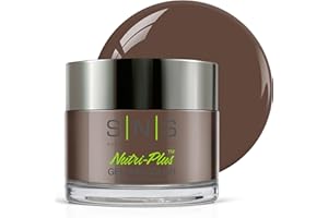 SNS HEALTHY NATURAL NAILS SNS Nail Dip Powder, Gelous Color Dipping Powder - Baked Potatoes (Brown) - Long-Lasting Dip Nail Color Lasts 14 Days - Low-Odor & No UV Lamp Required - 1 OZ