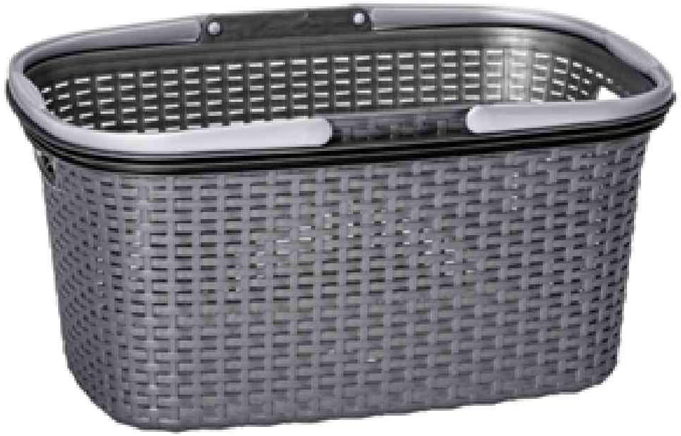 Wäschekorb Rattan-Design, 56x37x28cm, farblich sortiert