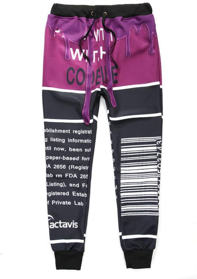 Joggers 3D Print Unisex Sweatpants Snow Wolf Trousers Men Running Pants