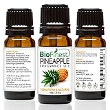 BioFinest Pineapple Fragrance Oil - 100% Pure & Natural - Fresh Home Scent - Air Refresher - Relaxing Aromatherapy - Skin and Hair Care - FREE E-Book (10ml)