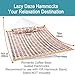 Lazy Daze 12 FT Double Quilted Hammock with Spreader Bars and Pillow, 2 Person Hammock for Outside Outdoor Patio Backyard Poolside, 450 LBS Weight Capacity, Coffee Bean