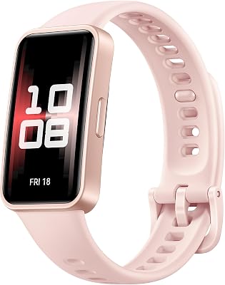 Huawei band 9, 1,47” amoled, longa duração de 2 semanas, ajuste automático de brilho, maior precisão de medição, altamente compatível, 100 modos de treinamento diferentes, rosa