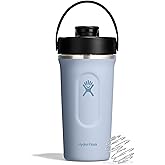 Hydro Flask Shaker Bottle – Insulated Stainless Steel Gym Bottle for Pre Workout & Protein 24 Oz Surf Blue