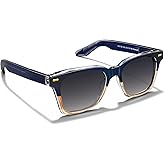 CARFIA Thick Square Polarized Sunglasses Men, Retro 90s Style Vintage UV400 Protection Sun Glass