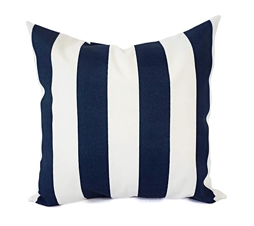 Amazon Com Outdoor Pillow Cover Navy Pillow Shams Blue Pillow