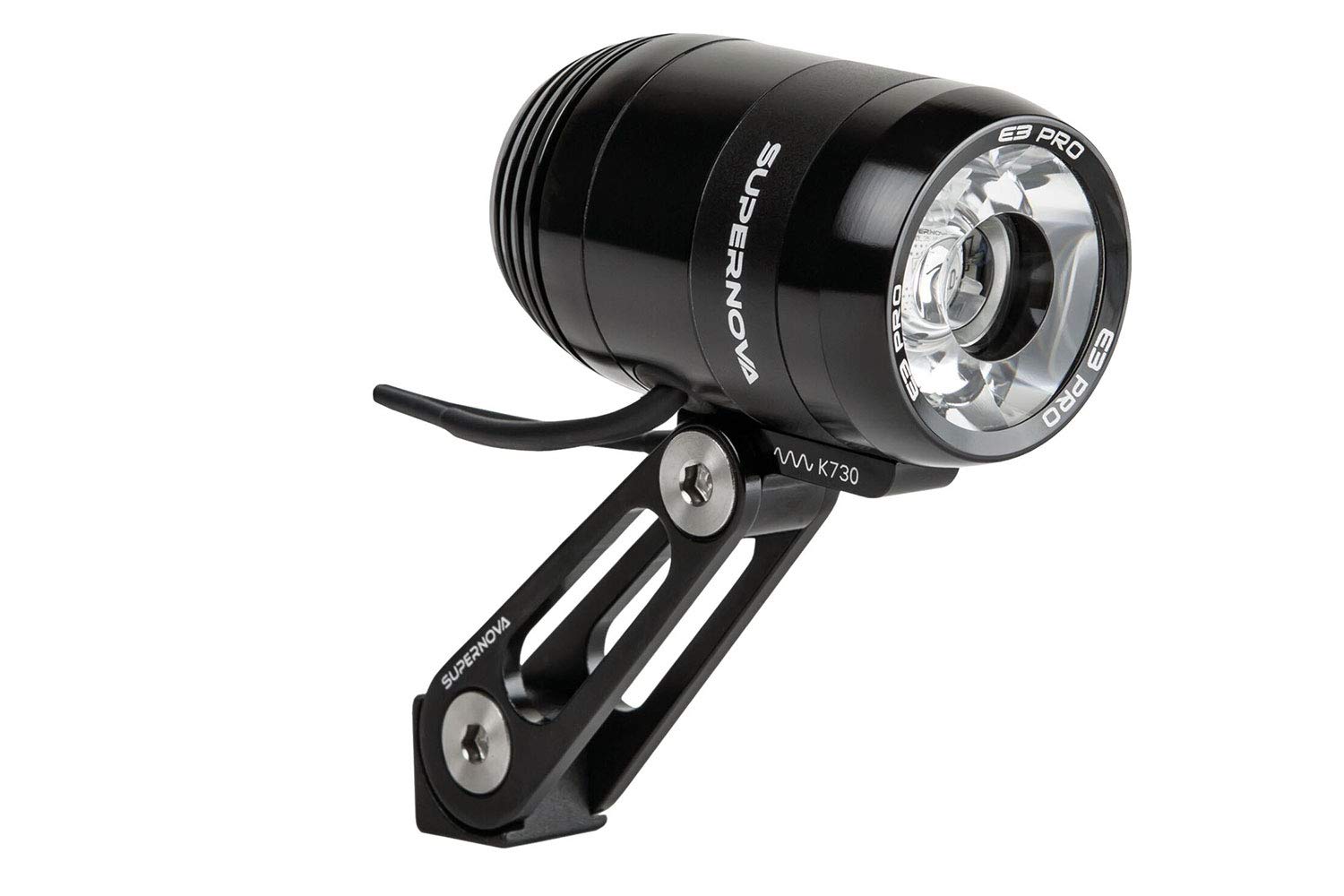 SUPER NOVA Unisex - Adult E3 Pro 2 Front Light, Black, Dynamo
