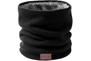 Onvavient Winter Scarf Neck Warmer Gaiter Face for Men Women Warm Fleece Ski
