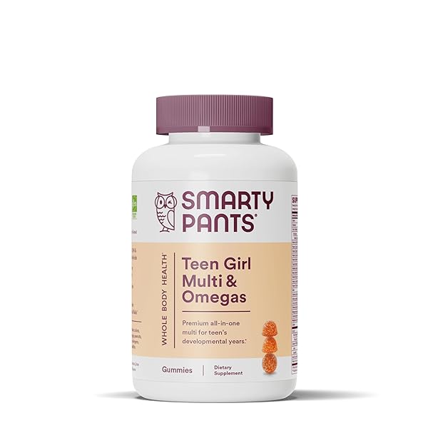 SMARTYPANTS TEEN GIRL MULTIVITAMIN GUMMIES: OMEGA 3 FISH...