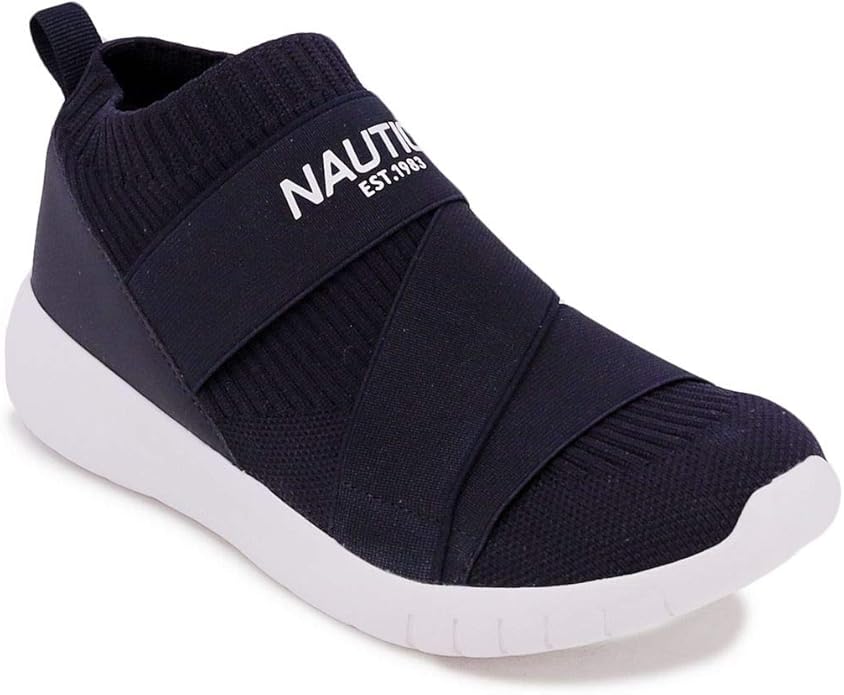 Nautica Women Vivien Fashion Slip-On Sneaker Comfort Running Shoes with ...