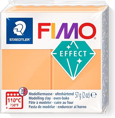 Staedtler FIMO Effect Neon Orange 57g Oven-Hardening Clay 8010-401
