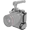 SmallRig R5 / R6 Camera Cage for Canon R5 / R6 with BG-R10 Battery Grip, Aluminum Alloy Film Movie Making Camera Video Cage with Shoe Mount 3464B