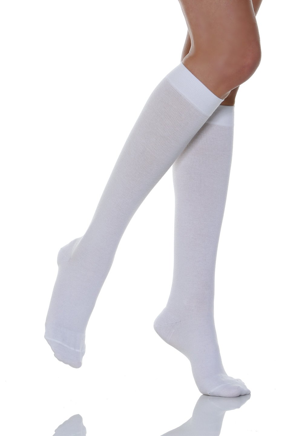 Relaxsan 820 (White 1-XS) Unisex cotton compression socks moderate support 18-22 mmHg — image 1