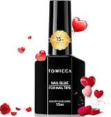 TOMICCA Gel Nail Glue 15ml 4 in 1 Clear for Acrylic Tips Press On Nails view 2