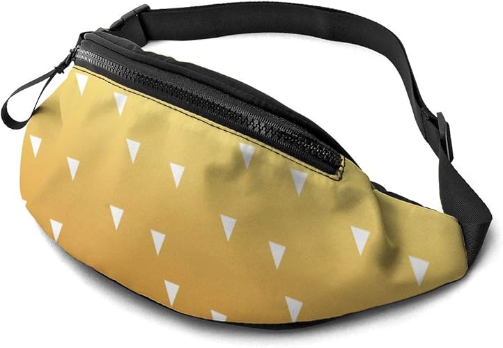 Amazon Lotin J ウエストバッグ 善逸 メンズ レディース 軽量 耐久性 ウエストポーチ 鬼滅 の刃 アウトドア シューズ バッグ