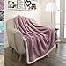 PAVILIA Melange Purple Red Sherpa Blanket Throw for Couch, Warm Soft Cozy Reversible Blanket Sofa Bed, Thick Plush Large Fleece Car Blanket, Decorative Home Room Decor Gifts Men Women, 50x60 Wine Red