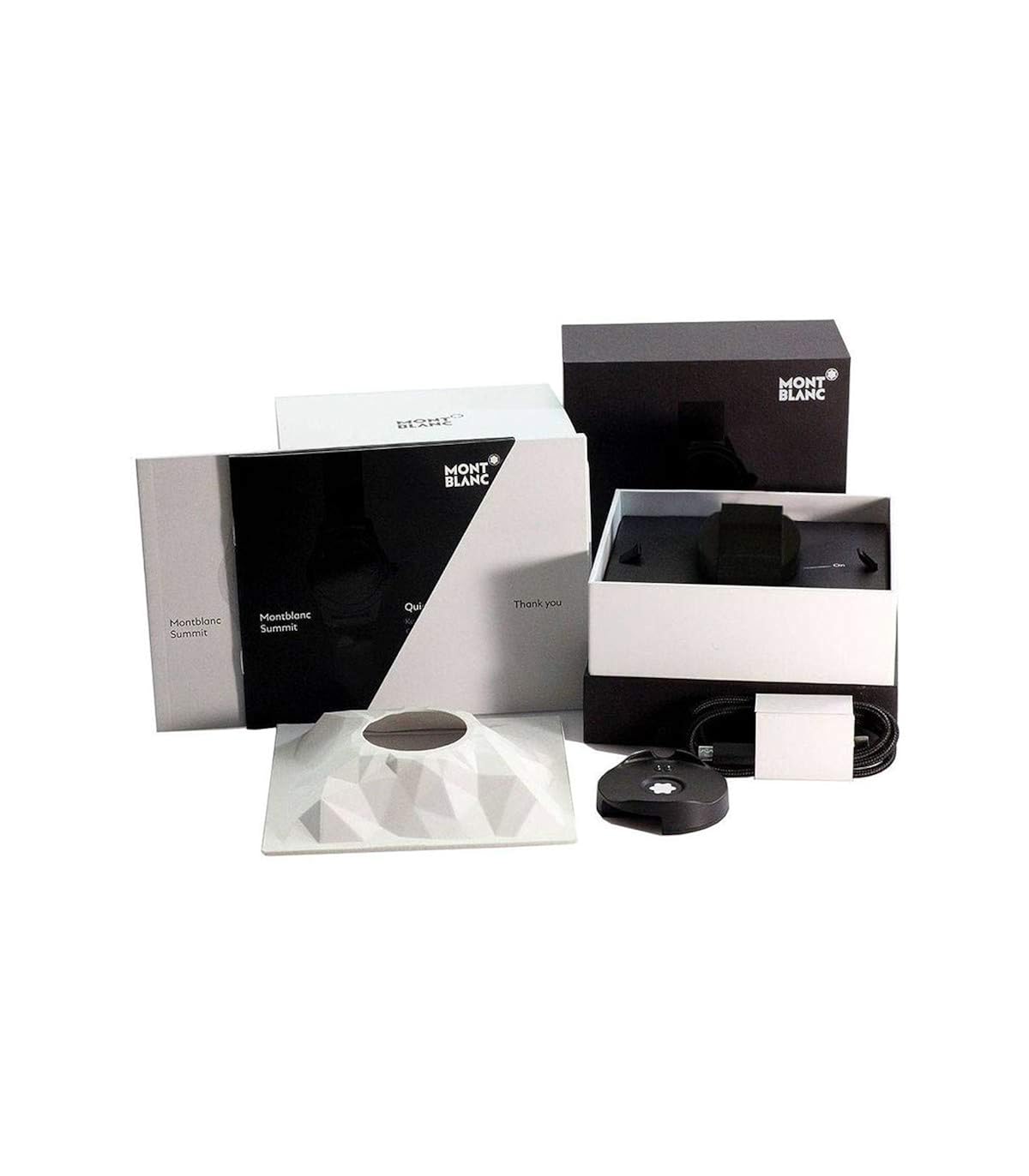 Reloj Montblanc Summit 2 Smartwatch 119438 Acero Negro Piel ...