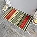 Rubber Back Multicolor Stripes Non-Slip (Non-Skid) Door Mat Rug 18