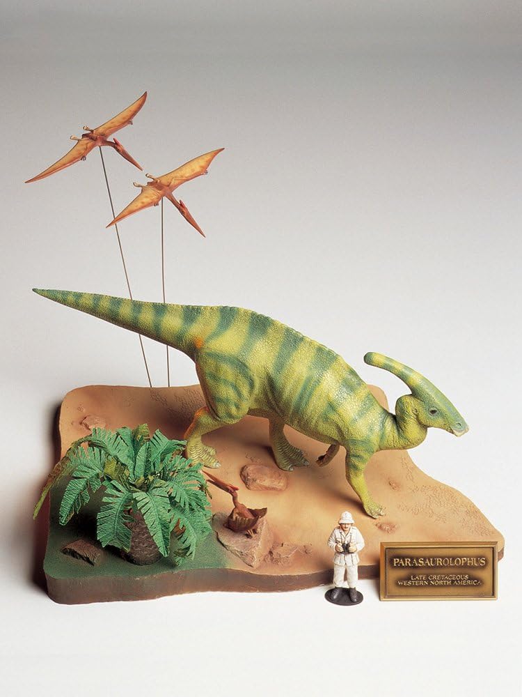 TAMIYA, 1:35 Parasaurolophus Diorama Set, Plastic Construction Kit, Model Making, Faithful Replica, Detailed Kit, Crafts - Image 3