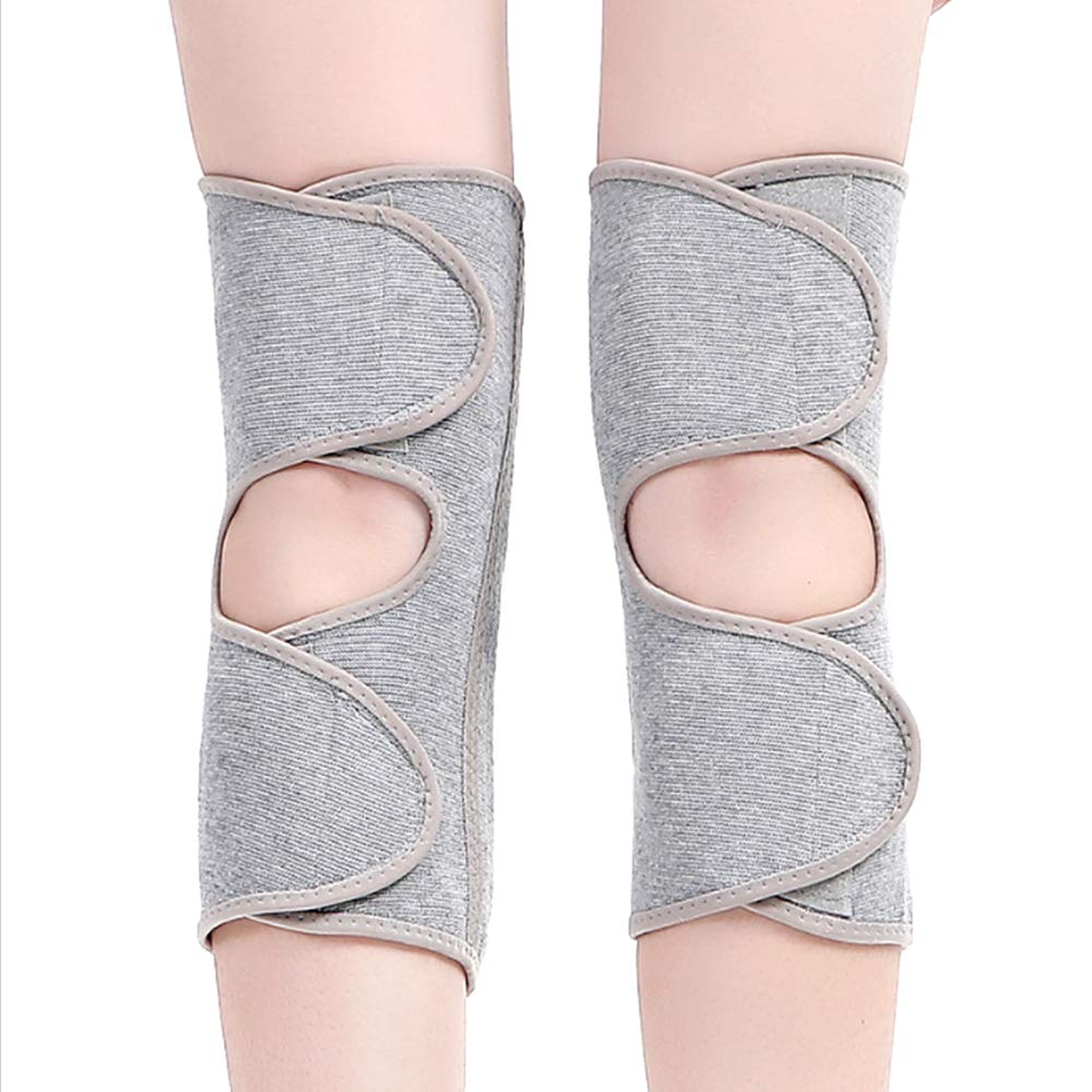 nuluxi Thermal Cashmere Leg Knee Warmer Brace Legwarmers Thicken Elastic Knee Protector Kneepads Wool Winter Elastic Knee Support Pads Knee Warmer Brace Suitable for Outdoor Sports Arthritis(1Pair)