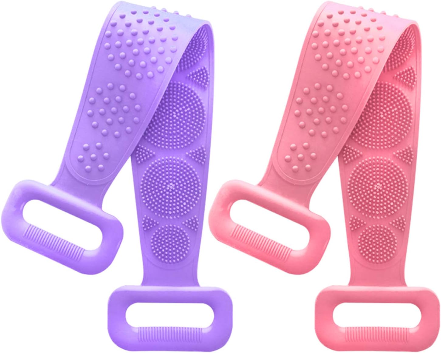 Cypin Silicone Back Brush Soft Dual Sided Exfoliating Long Body Back