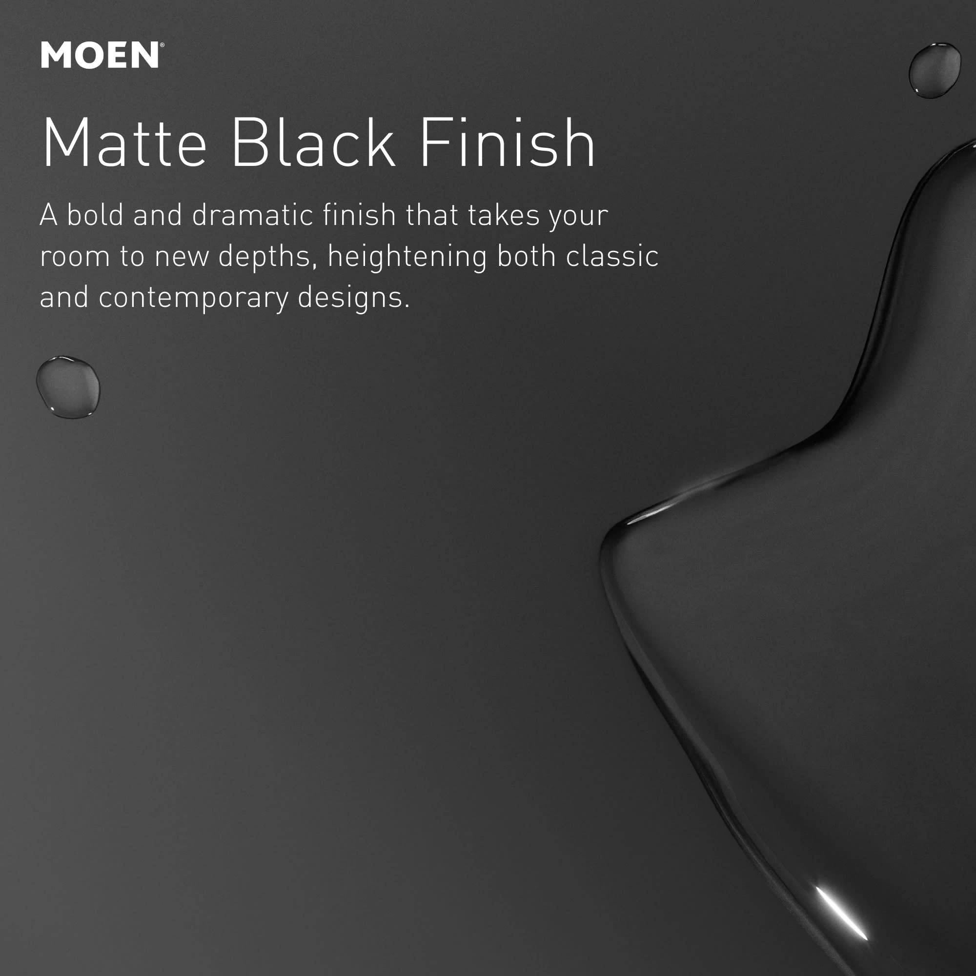 Moen Ronan Matte Black Two-Handle 4