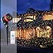Christmas Laser Lights, ALPULON 8 in 1 Patterns RG Starry Laser Projector Lights IP65 Waterproof Landscape Lights with Remote Control Timer for Christmas Garden Yard Tree Decor Outdoor Party